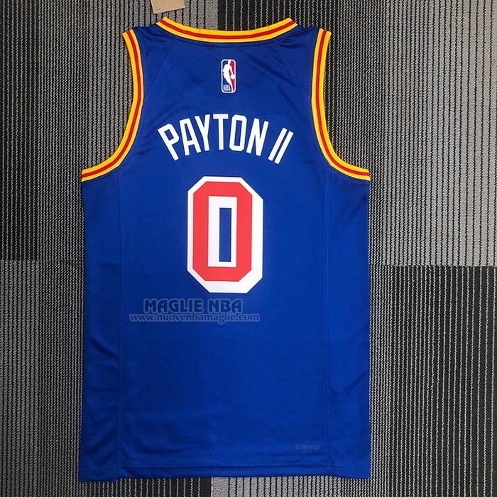 Maglia
 Gary Payton II NO 0 Golden State Warriors 75th Anniversary Blu

